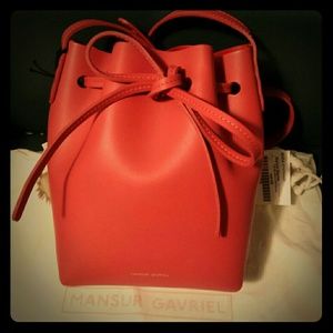 Mansur Gavriel Mini Mini Bucket bag Flamma/Flamma