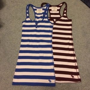 Abercrombie Kids Striped and Ribbed Long Tank Tops