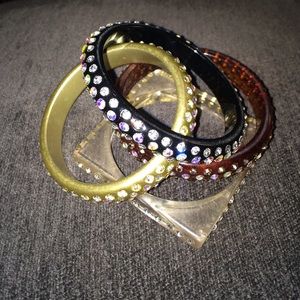 Blingy bracelets set of 4