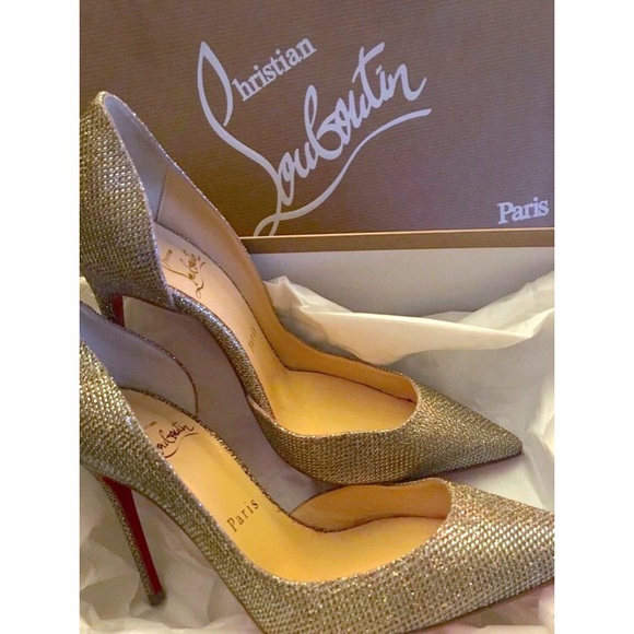 SOLD NEW Christian Louboutin Pigalle Glitter Pumps - Picture 2 of 4