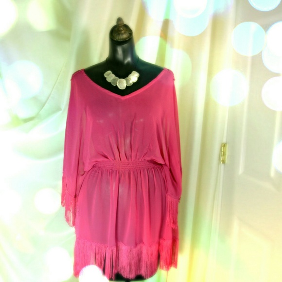 Pretty Pink Bathing Suit Cover!!!