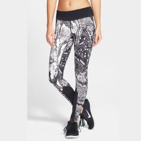 Nike Womens Snake Skin Epic Lux Tights - Picture 1 of 4