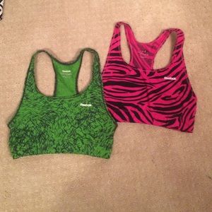 2 reebok sports bras