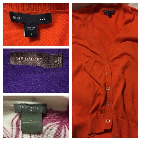3 Cardigans - Anne Taylor - The Limited - The Gap - Picture 2 of 4