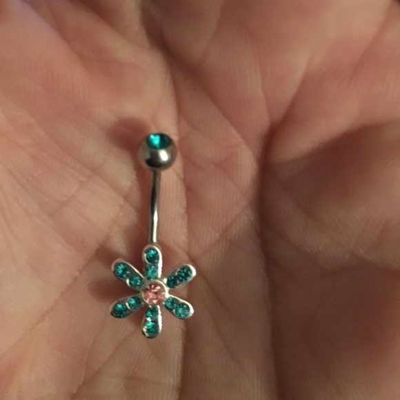 Sterling silver belly ring