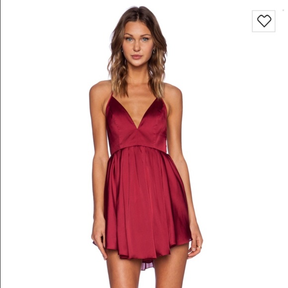NBD Get Out Dress from Revolve Clothing in Berry