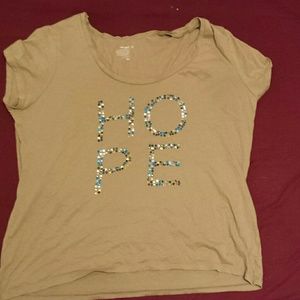 Cute hope shirt.