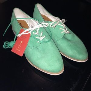 Mint Green Mossimo Oxford Flats