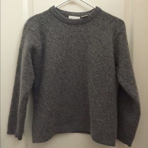 Nordstrom grey wool sweater