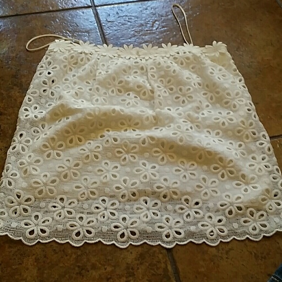 Eyelet blouse