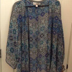 Blue light kimono
