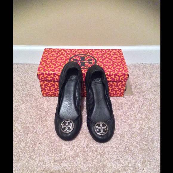 Tory Burch Bling Emblem Flats