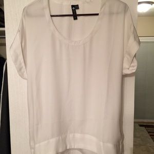 Silk white blouse