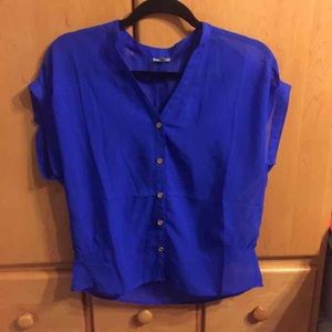Blue Sheer Charlotte Russe Top