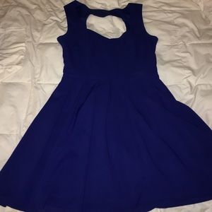 Blue dress