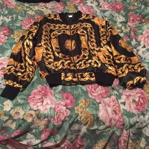 Gold & Black Chain Jacket