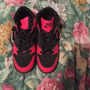 Black and red Nike Retros