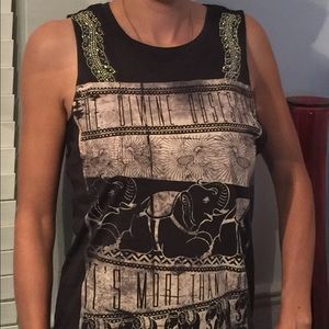 Retro doll tank top