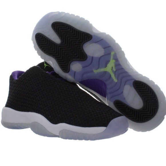 Ultraviolet ghost green black low Jordan future