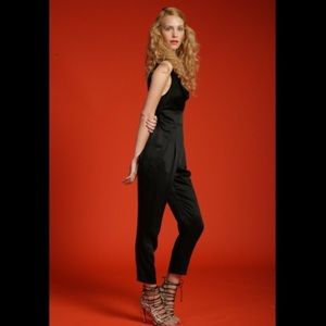 Tracey Reese 100% silk black jumpsuit, NEW W/ tags