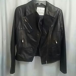 Genuine. Leather moto jacket made in Germany