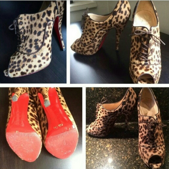 79% off Christian Louboutin Shoes - Christian Louboutin Animal ...  