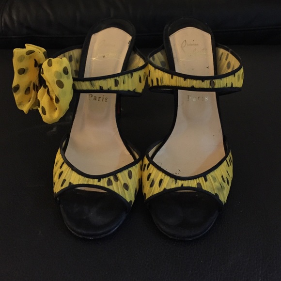 Christian louboutins bow