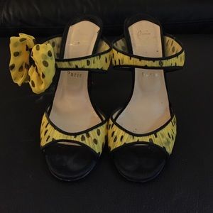 Christian louboutins bow