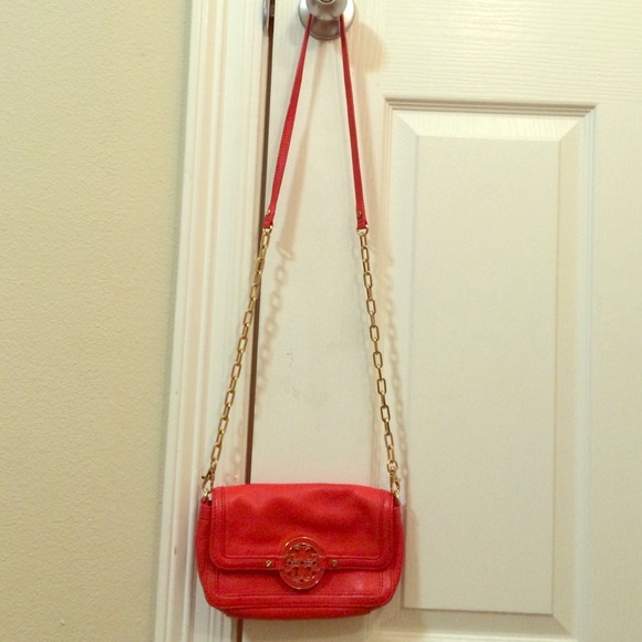 Tory Burch red cross body!