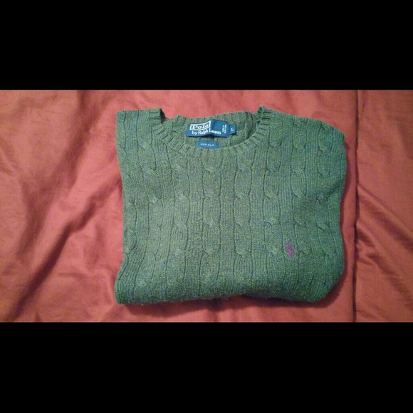Silk polo sweater