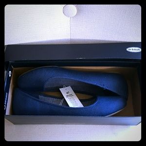 Dark blue flats
