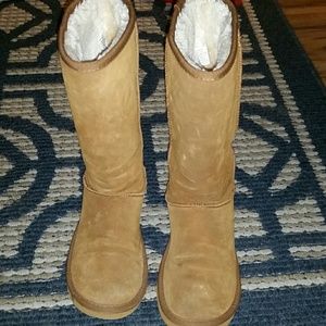 Tall tan boots