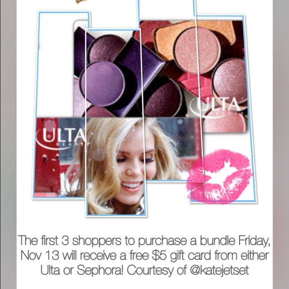 Free $5 Ulta Gift Card w/Bundle Purchase 11/13!!!