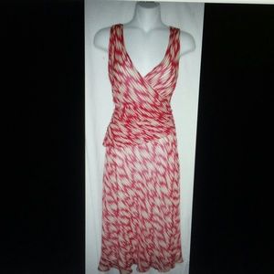 J. Crew size 8 silk flounce tea dress