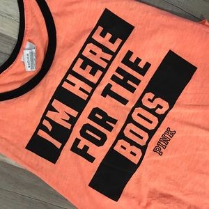 VS PINK I'm Here For The Boos, Halloween Tank SZ M