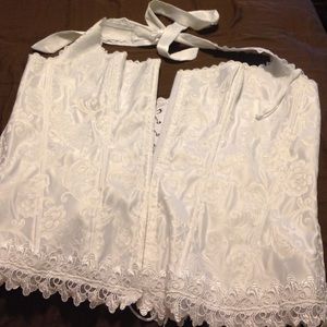Frederick's Sexy White Corset