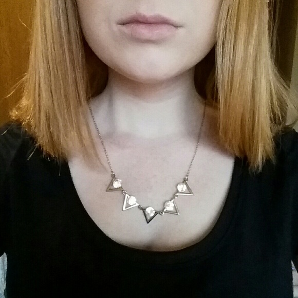 Gold Pyramid Necklace