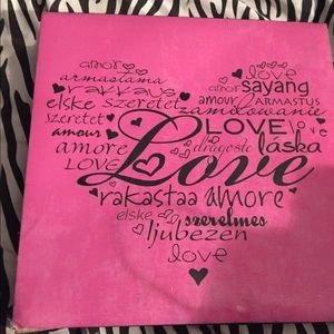 #Love Wall Poster