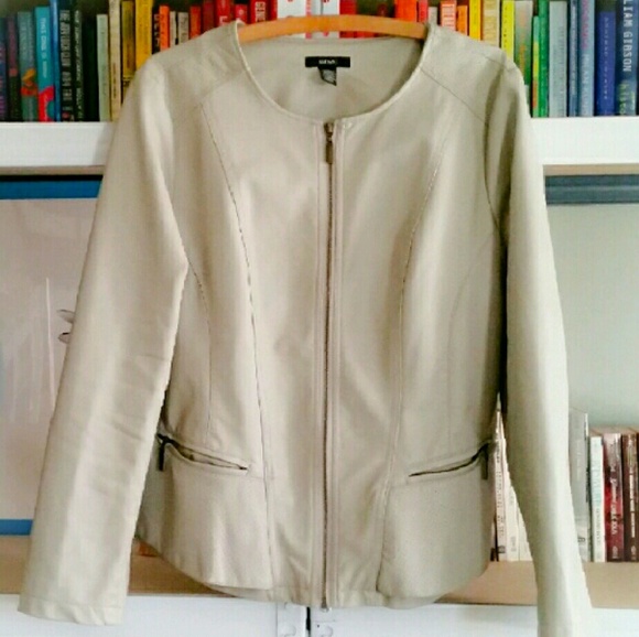 Alfani Faux Leather Jacket