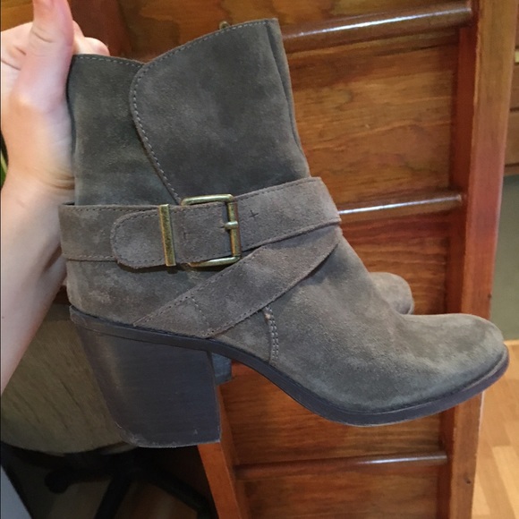 BCBG booties with small heel.