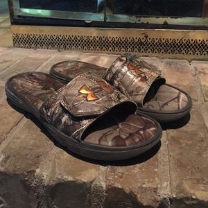Under Armour camo slip on shoes