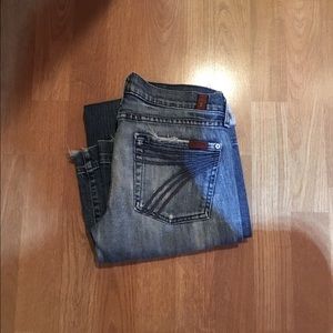 Seven for all mankind flare jeans size 28.