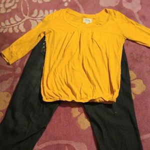 Mustard yellow t-shirt