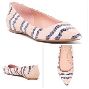Enzo Angiolini Snake Print Flat