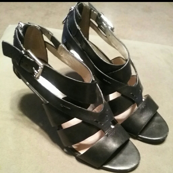 Michael Kors Black Strappy High Heels
