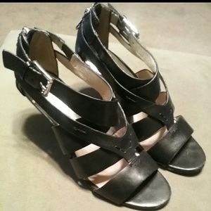 Michael Kors Black Strappy High Heels