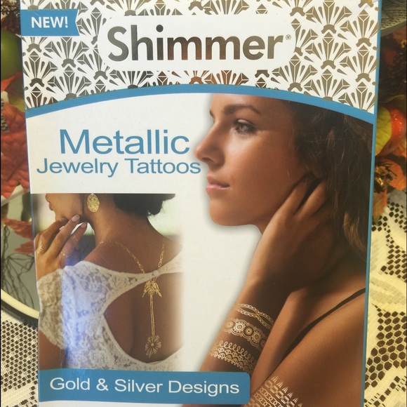 Shimmer metallic tattoos
