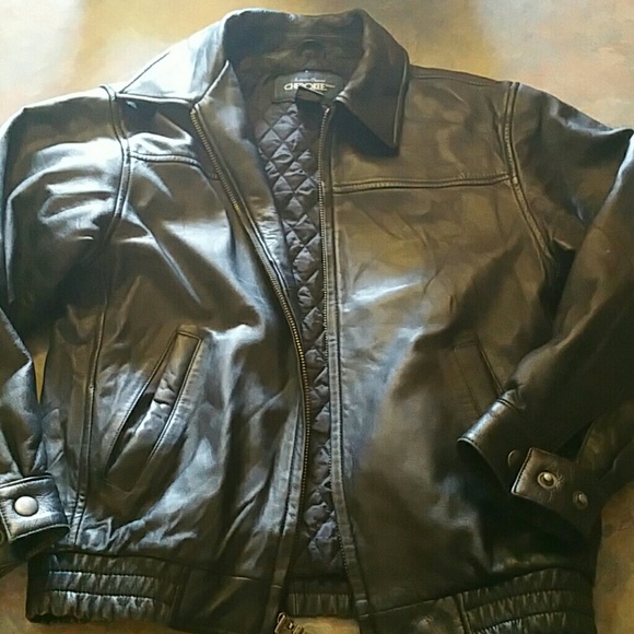 Leather  bomber type