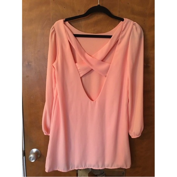 Tobi pink/coral dress - Picture 2 of 2