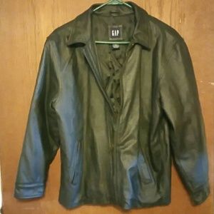Gap leather coat